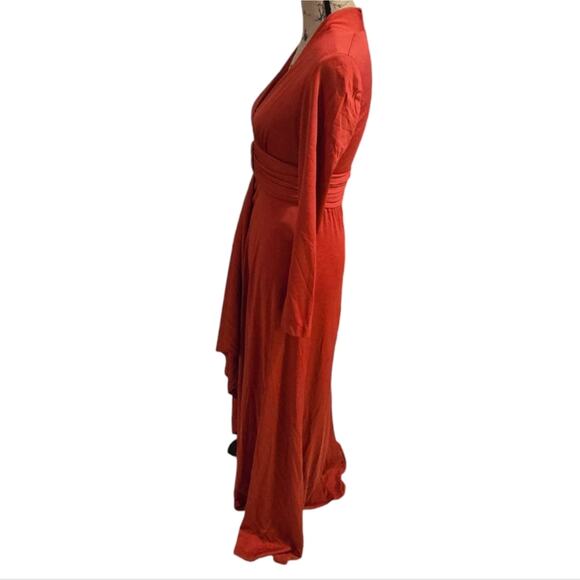 Vintage Handmade Sexy DEEp V neck Dress Size XS - Picture 2 of 5